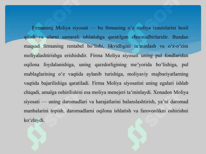 MOLIYAVIY SIYOSAT  2 5