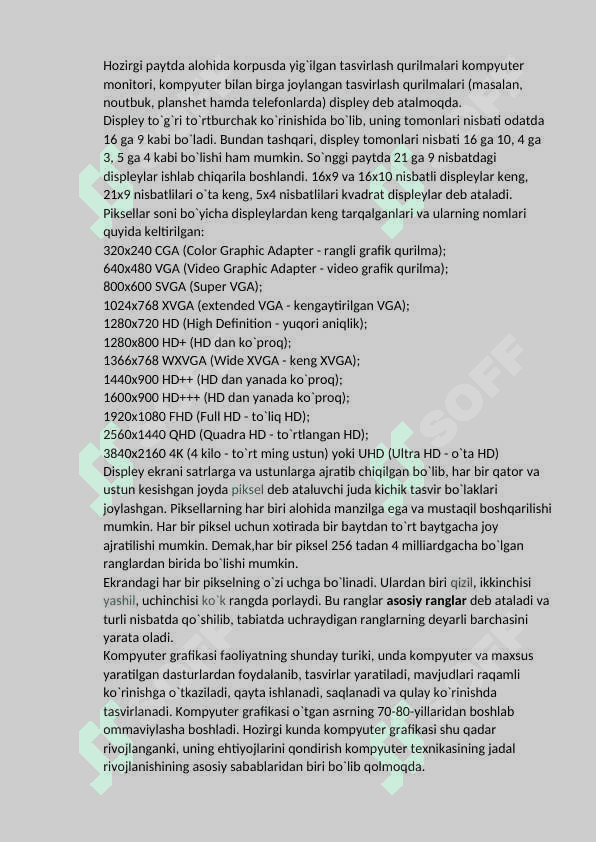 Kompyuter grafikasi bilan ishlovchi dasturlar va ularning imkoniyatlari 5