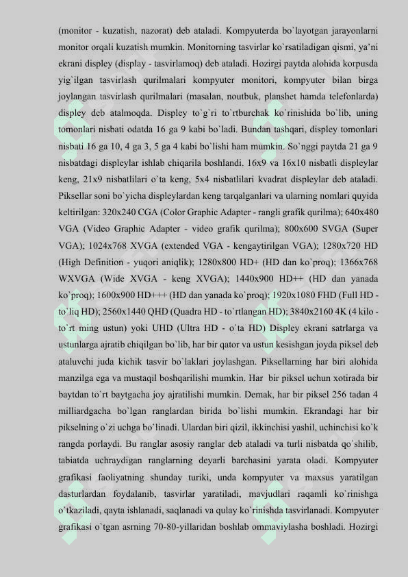 JAMIYATIMIZDA KOMPYUTER GRAFIKASINING RIVOJLANISH TARIXI 7