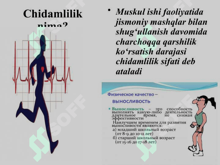 2.Chidamlilik sifatini tarbiyalash. 2