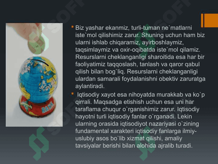 Iqtisodiyot nazariyasi uning moxiyati va mazmuni 3
