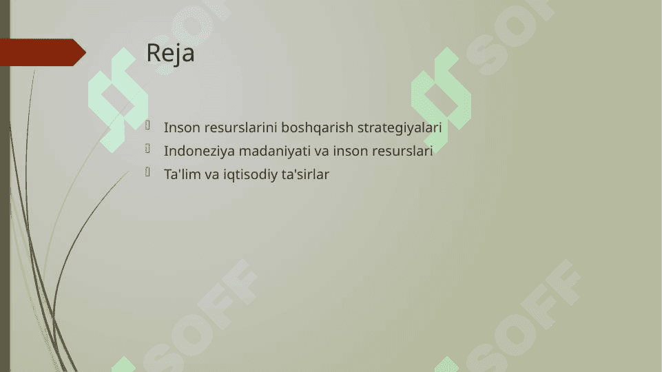 Indoneziya Inson resurslarini boshqarish 2