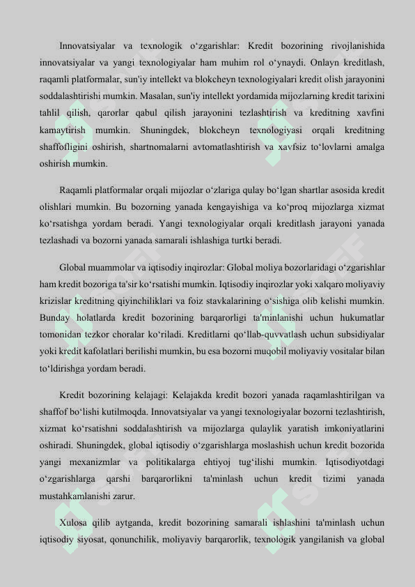 Kredit bozori va uning ishtirokchilari 8