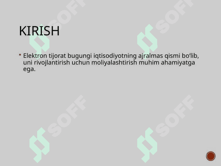 Elektron Tijoratni Moliyalashtirish 3