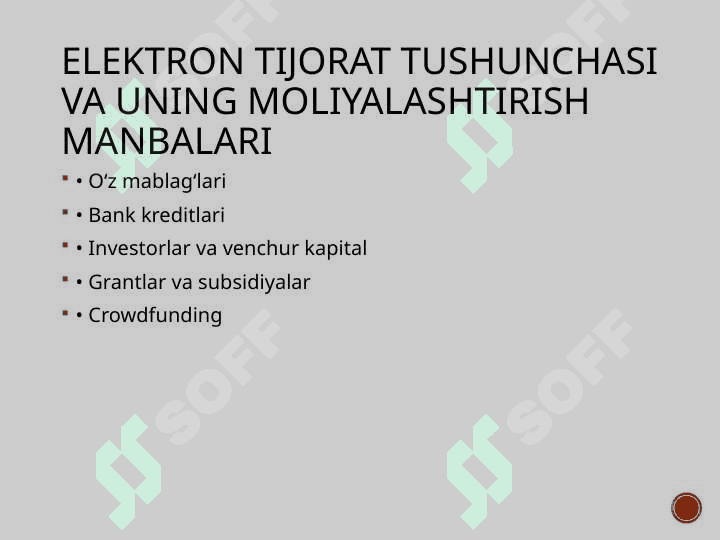 Elektron Tijoratni Moliyalashtirish 4