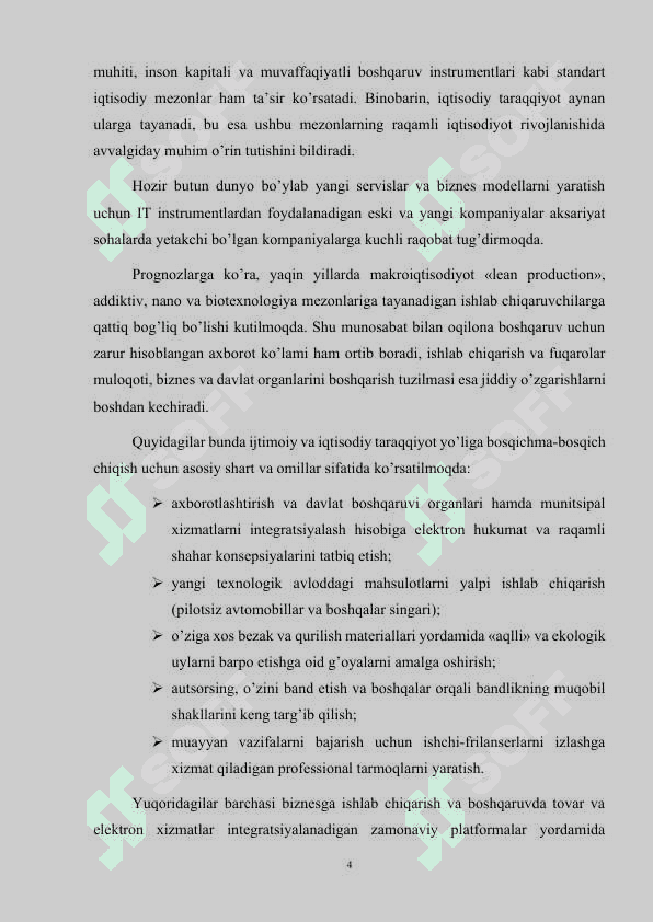 Raqamli iqtisodiyotda texnika va texnalogiyalarning xususiyatlari 4