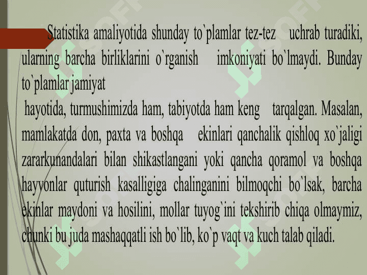 Tanlab kuzatish mohiyati zaruriyati va maqsadi 4