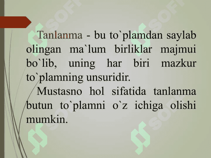 Tanlab kuzatish mohiyati zaruriyati va maqsadi 6