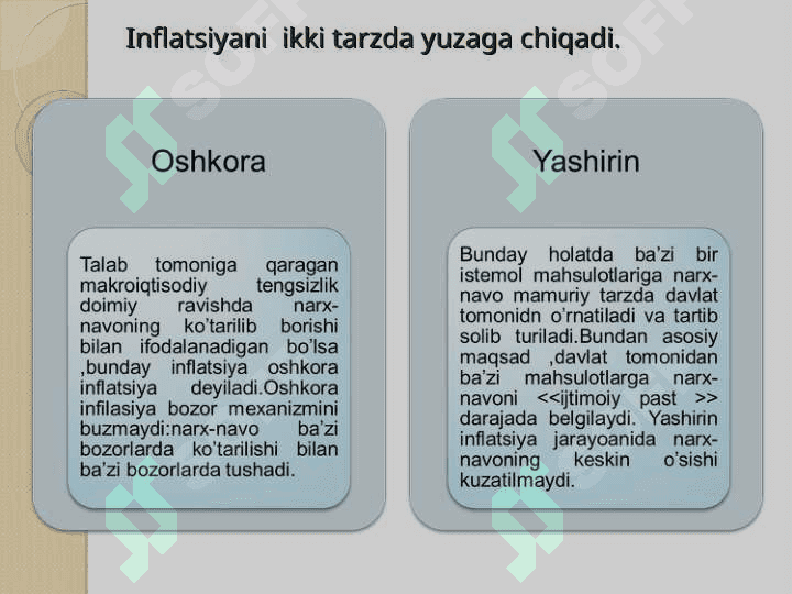 inflyatsiyaning mohiyati va kelib chiqish sabablari 7