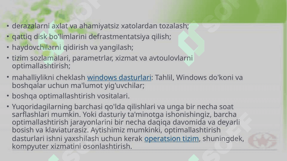 Optimallashtirish dasturlari 4