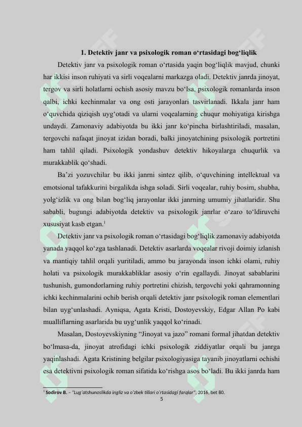 Fillis Doroti Jeymsning " Cover Her Face" asarlarida inson ruhiyati va detektiv janrning uyg'unligi 5