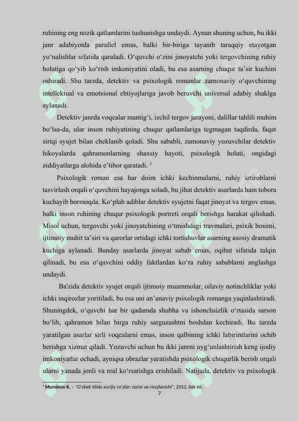 Fillis Doroti Jeymsning " Cover Her Face" asarlarida inson ruhiyati va detektiv janrning uyg'unligi 7