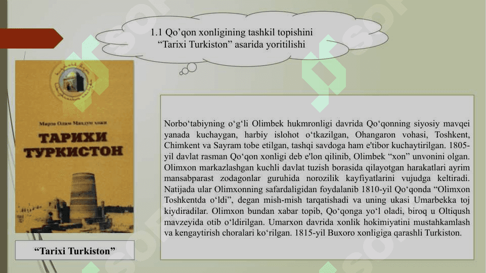 Qoqon xonligi slayd 3