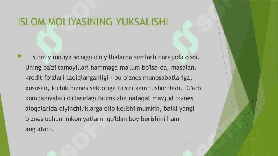 ISLOM MOLIYASIGA QIZIQISHNING ORTIB BORISHI SABABLARI. 3