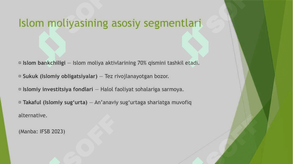 ISLOM MOLIYASIGA QIZIQISHNING ORTIB BORISHI SABABLARI. 6