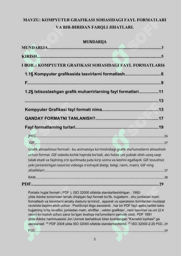KOMPYUTER GRAFIKASI SOHASIDAGI FAYL FORMATLARI VA BIR-BIRIDAN FARQLI JIHATLARI 2