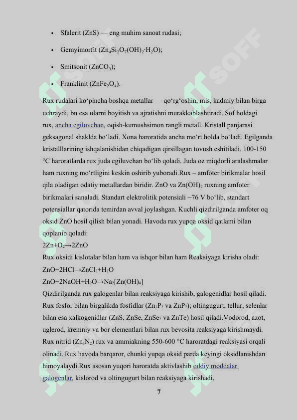 Rux (II) kationining analitik kimyosi 7