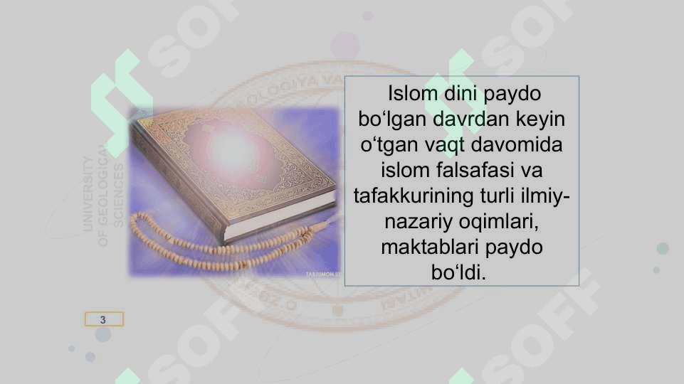 ISLOM DINI MANBALARI, AQIDAVIY MAKTABLARI VA ULARNING HOZIRGI DAVRDAGI AHAMIYATI 3