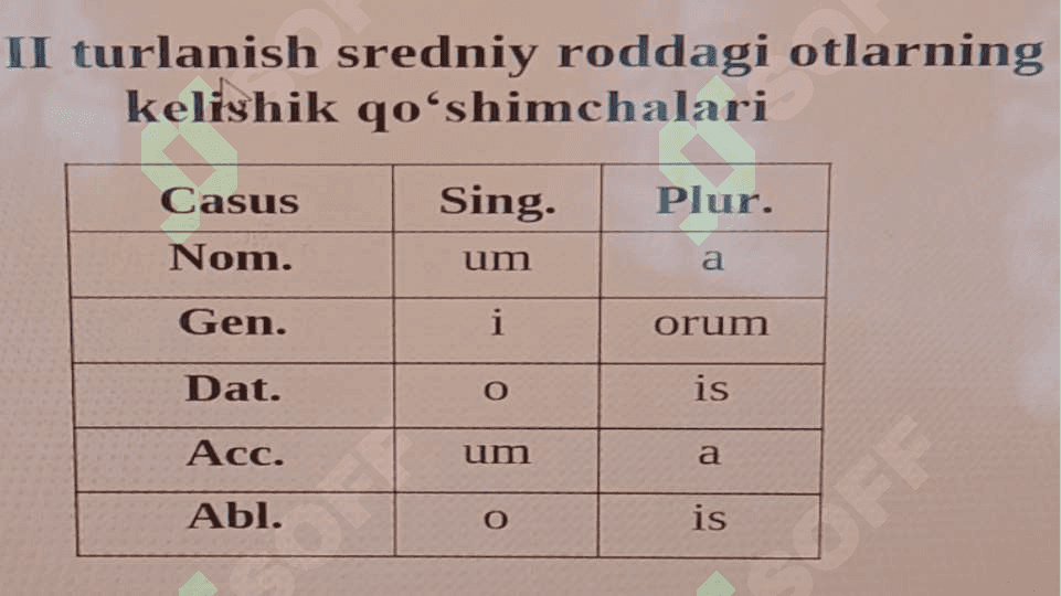 2-turlanishdagi sredniy roddagi otlar (lotin tili) 4