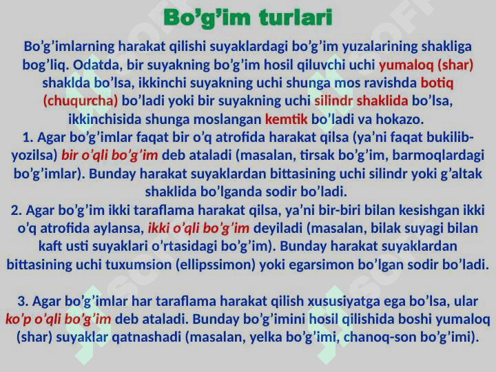 Skelet to’g’risida ta’limot 8