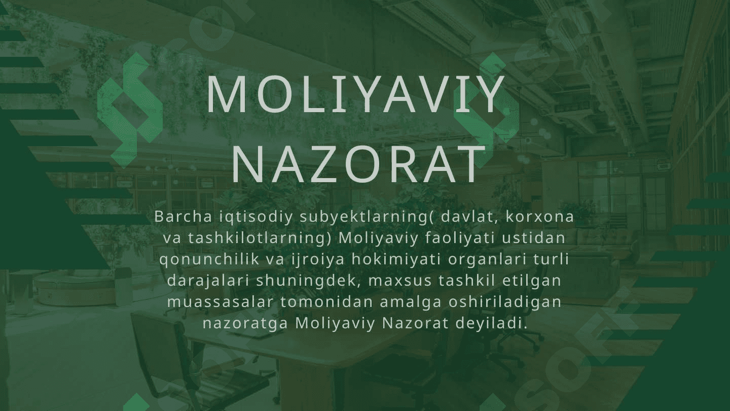 MOLIYAVIY NAZORAT 3
