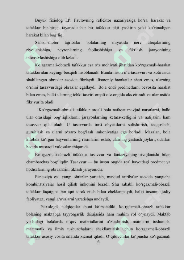 KO’RGAZMALI-HARAKAT VA KO’RGAZMALI-OBRAZLI TAFAKKUR 5