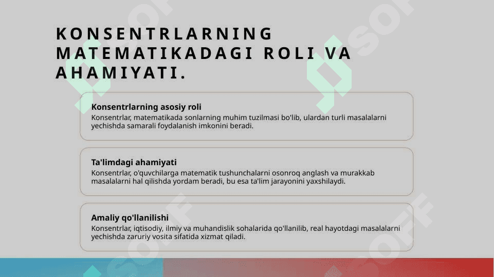 Konsentrlar (10, 100, 1000 va koʽp xonali sonlar) boʽyicha masalalar yechish ustida ishlash 3