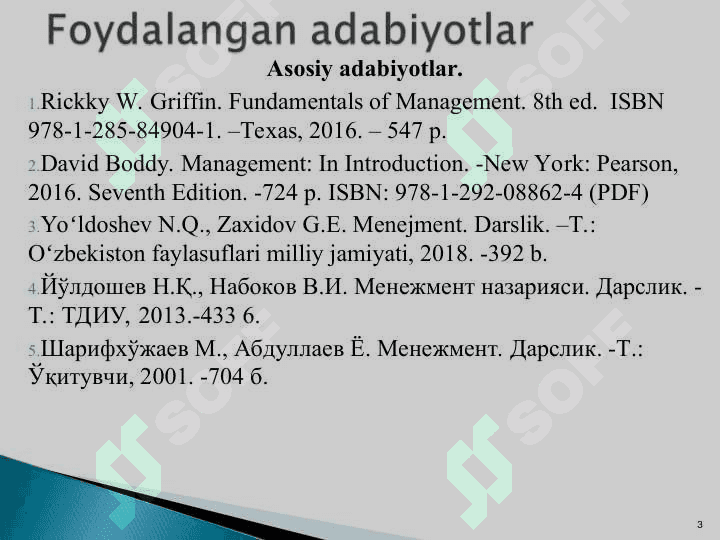 MENEJMENTNING NAZARIY ASOSLARI 3