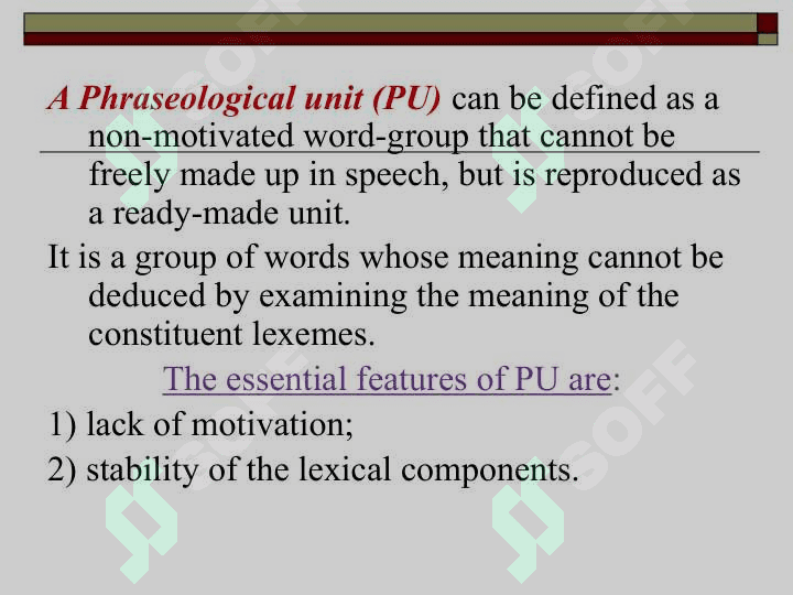 PHRASEOLOGY AND PHRASEOLOGICAL UNITS 3