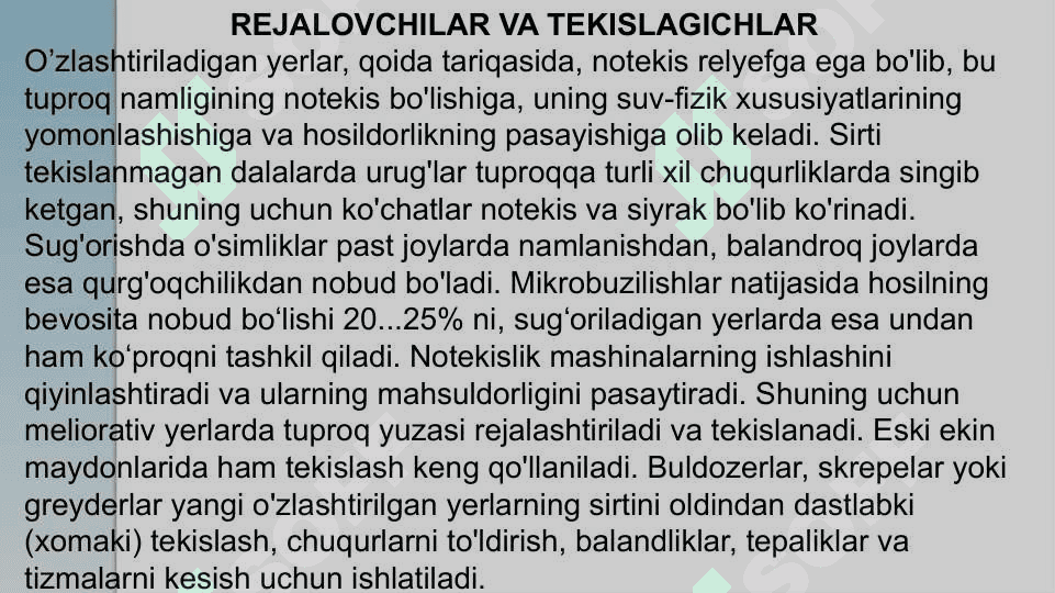 Yer tekislash mashinalari 2