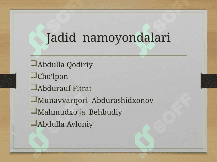 Jadidchilik  va milliy istiqlol g’oyasi 4