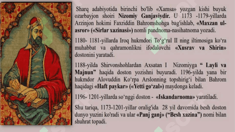 Xamsanavislik an’anasi 2