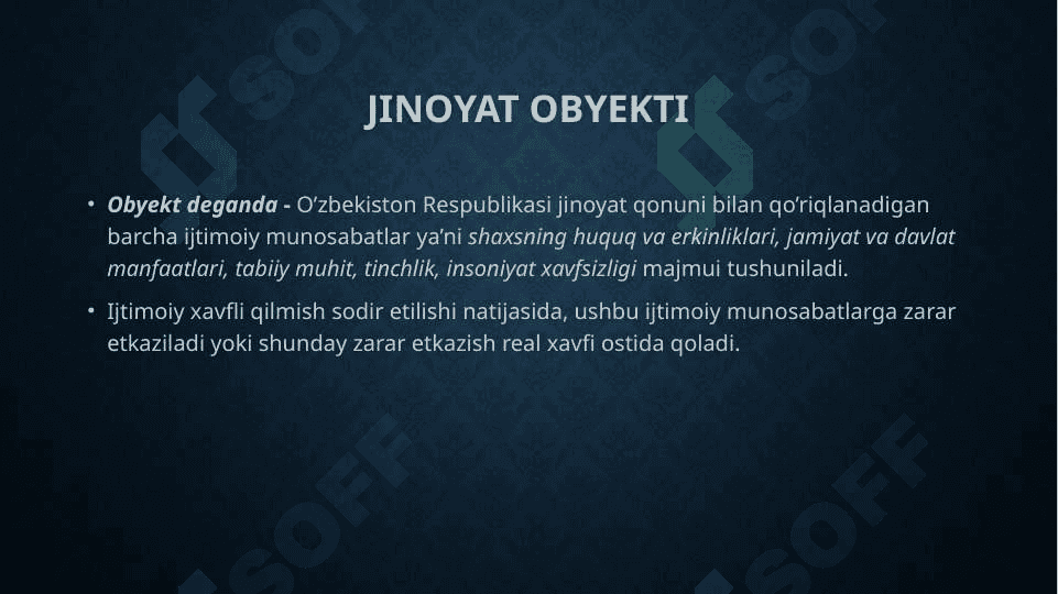 JINOYAT OBYEKTI 3