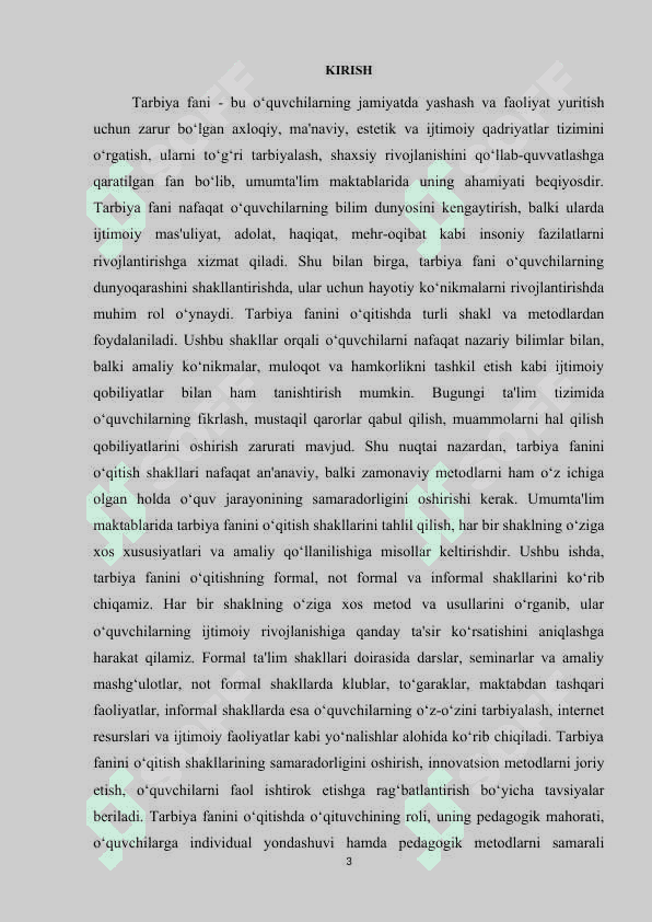 Umumtaʼlim maktablarda tarbiya fanini oʻqitish shakllarining har biriga misollar yozish k.docx 3