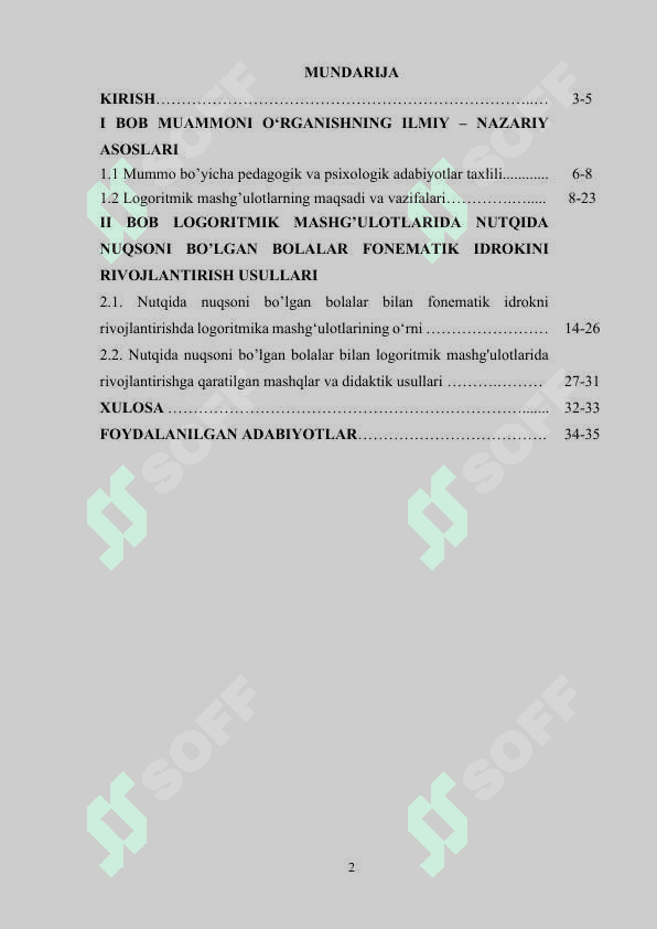 NUTQIDA NUQSONI BOʻLGAN BOLALARNING NUTQ VA HARAKAT MUTANOSIBLIGINI RIVOJLANTIRISH 2