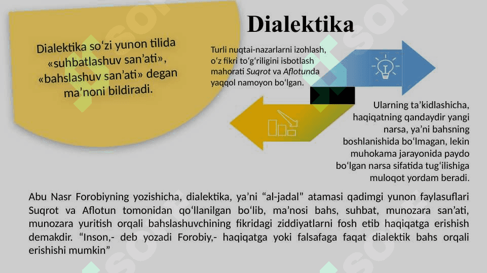 Rivojlanish falsafasi . Dialektika 3