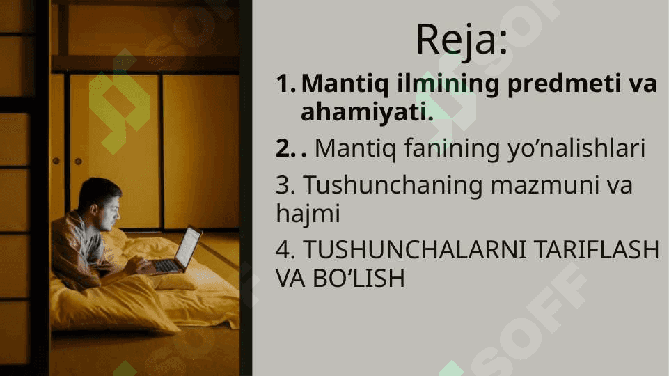 Mantiq . Mantiq ilmining predmeti va ahamiyati 2