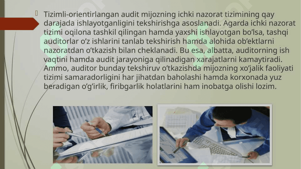 Audit turlari va funksional tasnifi 5