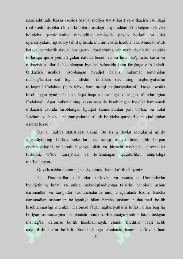 Byudjet-soliq sektori va uning tarkibi. Byudjet taqchilligi | Kurs ishi 8