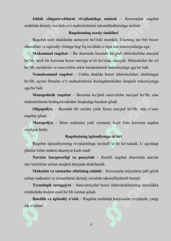 RAQOBAT VA MONOPOLIYA 8