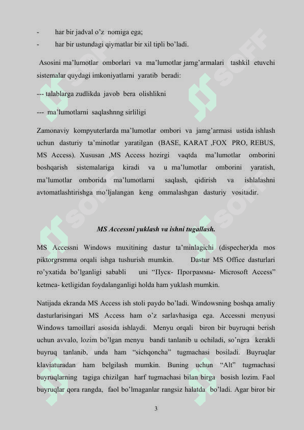 malumotlar bazasi 3