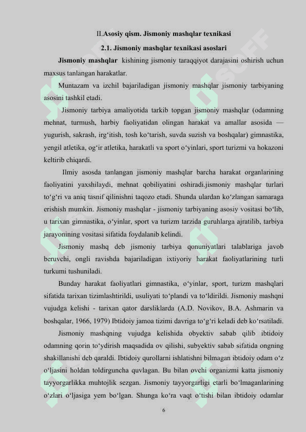 Jismoniy mashqlar texnikasi 6