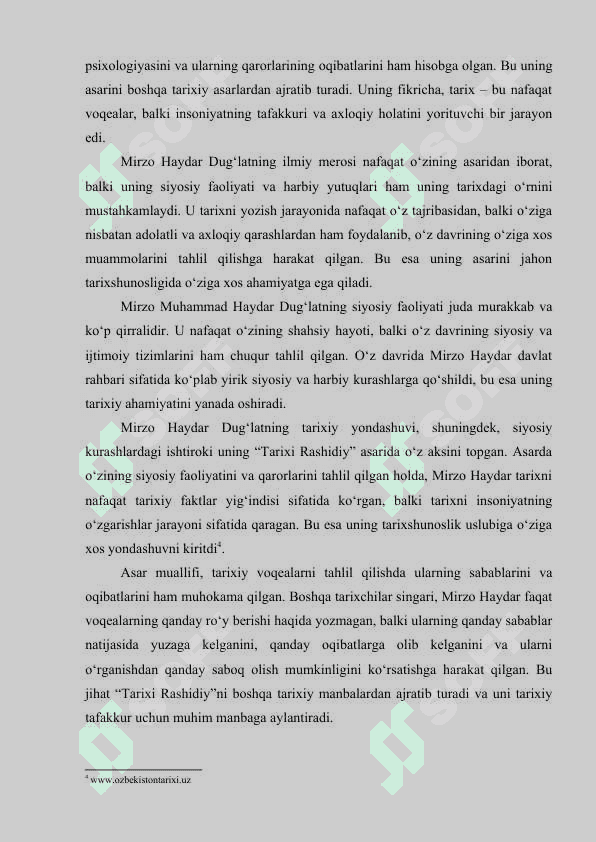 Tarixi Rashidiy” tarixiy manba sifatida kurs ishi 7