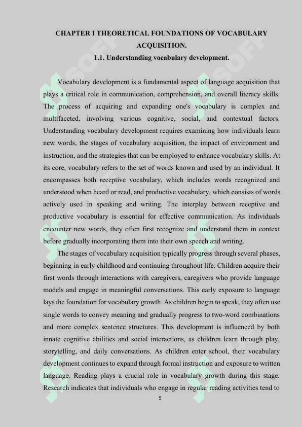 Methods to improve vocabulary in learning foreign language 5