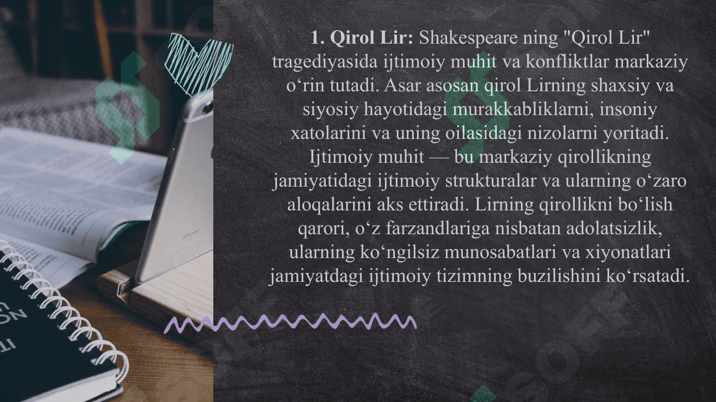 Qirol Lir va Abulfayzxon asarlarida ijtimoiy muhit va konflikt 4