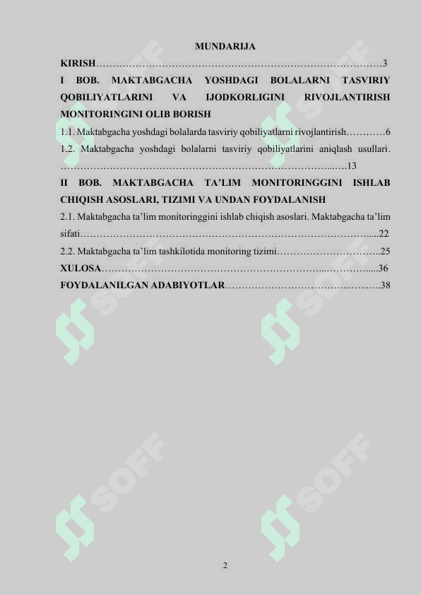 Maktabgacha yoshdagi bolalarning tasviriy qobiliyatlarini rivojlantirish bosqichlari 2