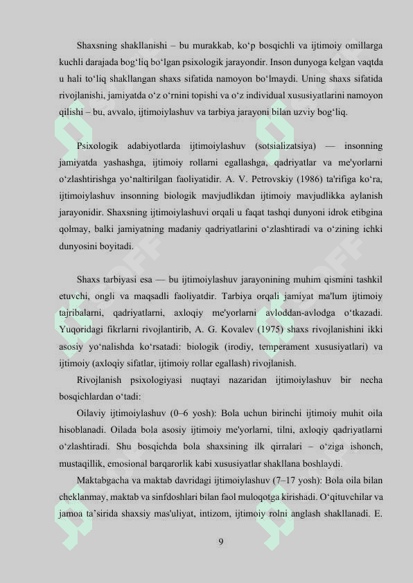 Shaxs haqida umumiy tushuncha , xarakter, qobiliyat, temperament, xulq faoliyati 8