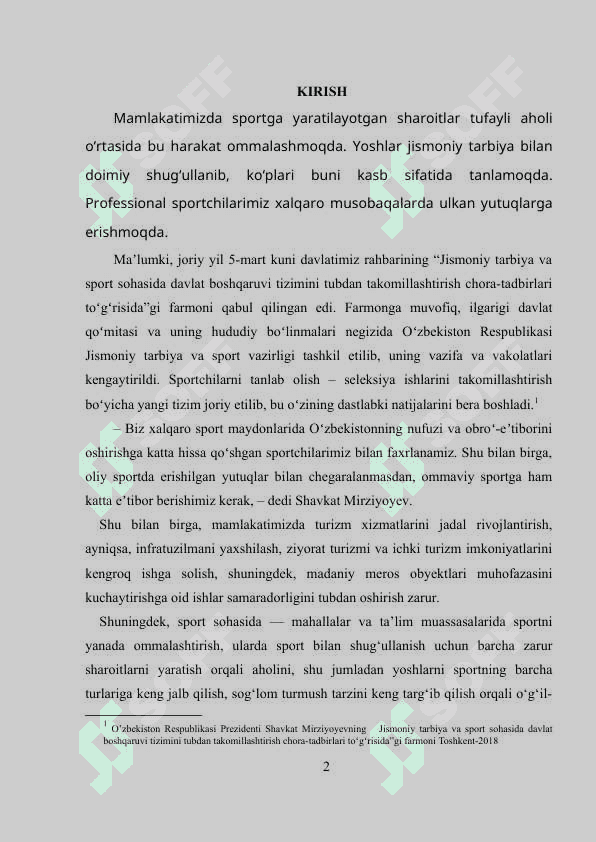 Oʻquvchilar jismoniy tarbiyasining maktabdan tashqari ishlari. 2