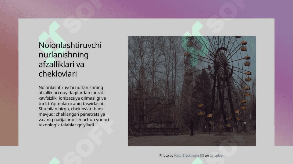 Noionlashtiruvchi nurlanishli nur tekshiruv usullarining fizik va texnologik asoslari. Ultratovush va magnit rezonans tomografik tekshiruvlar 7