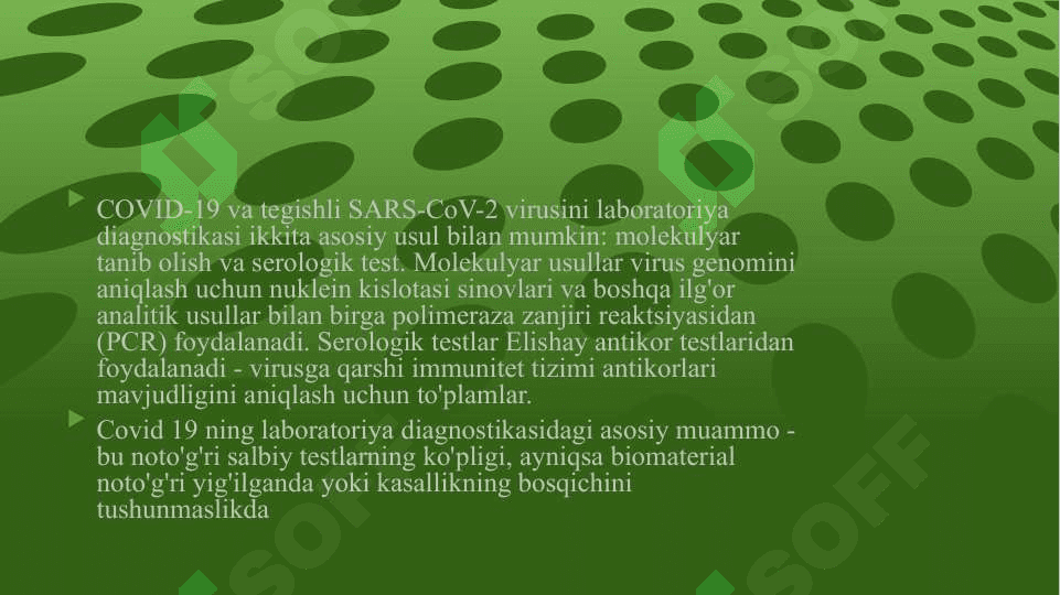 Koronavirus kasalligini kompleks nur tashxisoti yordamida aniqlash 5